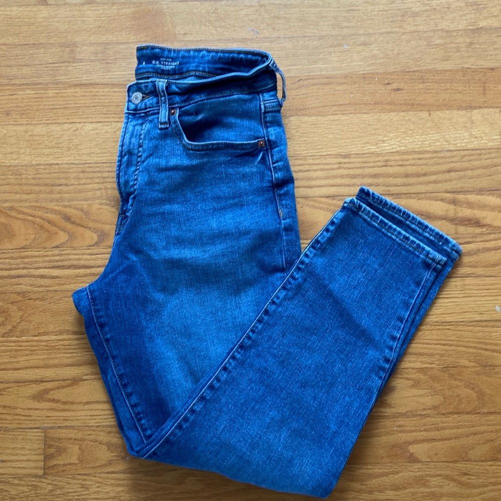 Old Navy OG high rise straight jeans medium was size 8